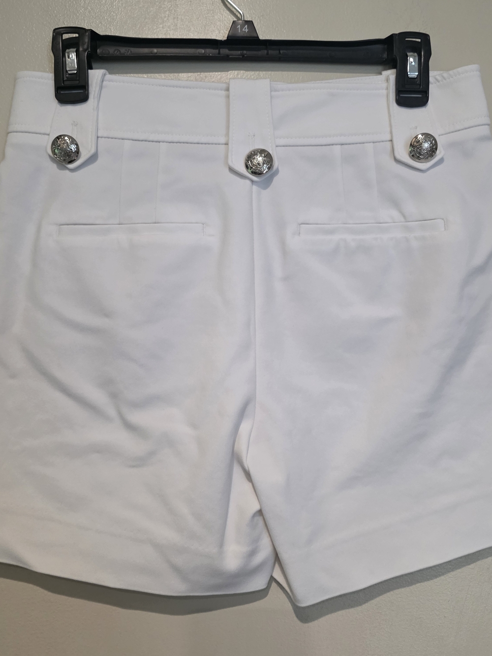 White House Black Market Classic Sailor Shorts Beachy Coastal Fisherman Size 4 - Picture 3 of 10